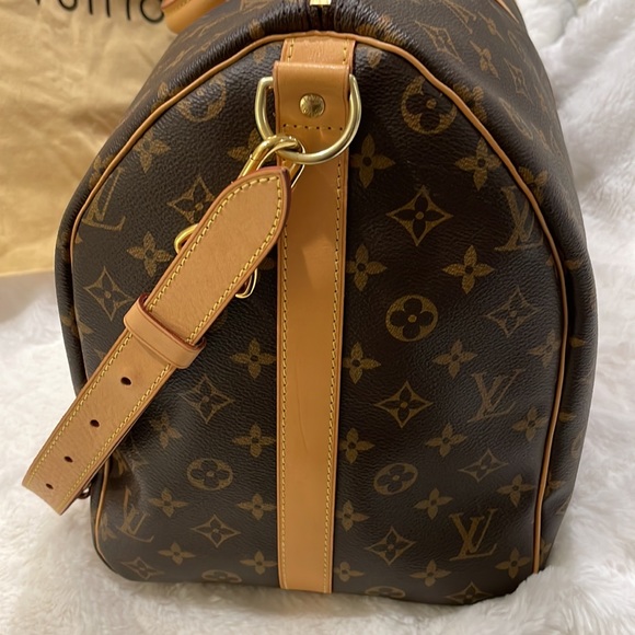Louis Vuitton Monogram keepall Bandouliere 50 - Authentic - EUC - Picture 4 of 15